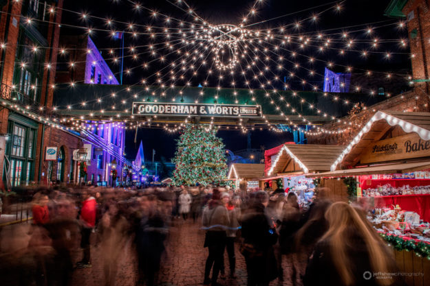The Toronto X-Mas Market at the Distillery District