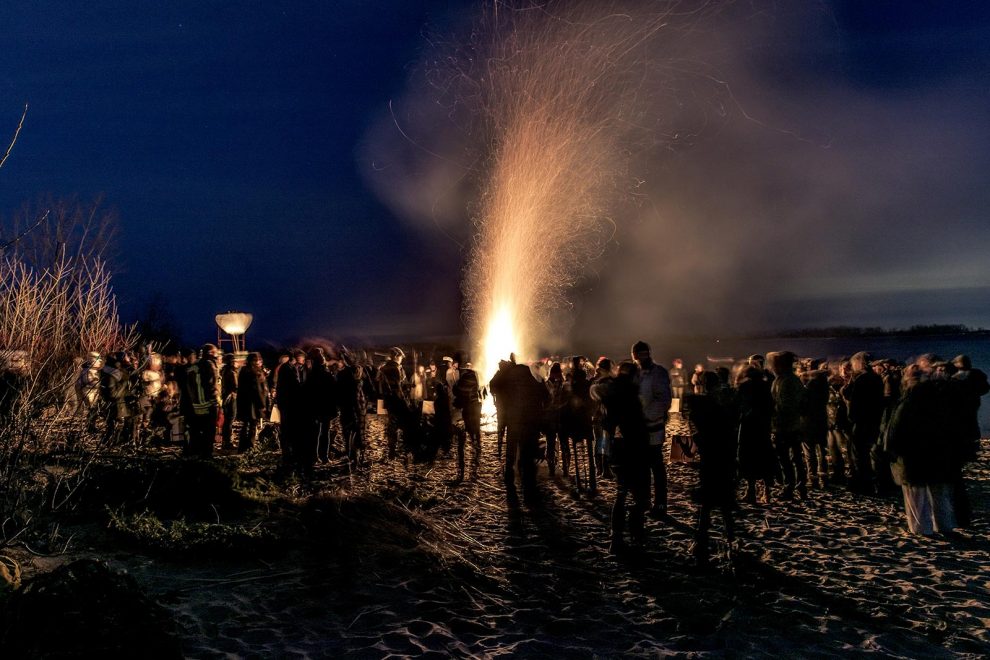 Toronto Island Spring Solstice Bonfire