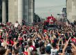 The Raptor during the Championship parade