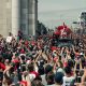 The Raptor during the Championship parade