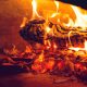 Wood fired pizza oven at Pizzeria Defina